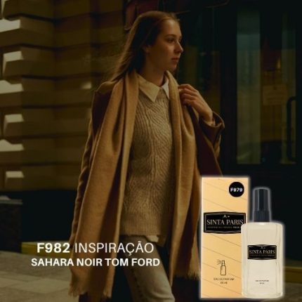 Perfume Contratipo Feminino F982 65ml Inspirado em  SAHARA NOIR TOM FORD