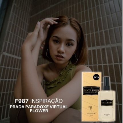 Perfume Contratipo Feminino F987 65ml Inspirado em  PRADA PARADOXE VIRTUAL FLOWER