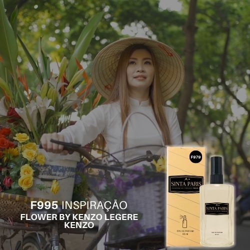 F995 Perfume Contratipo Feminino F995 65ml Inspirado em FLOWER BY KENZO LEGERE KENZO - Imagem 1