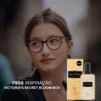 Perfume Contratipo Feminino F998 65ml Inspirado em  VICTORIA'S SECRET BLOOM BOX