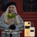 Perfume Contratipo Feminino F999 65ml Inspirado em  LA BELLE FLEUR TERRIBLE JEAN PAUL GAULTIER