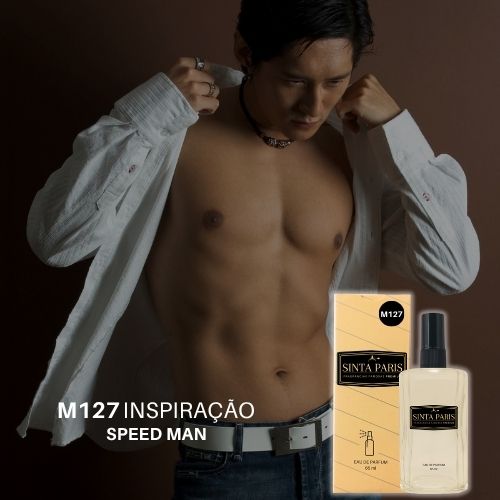 M127 Perfume Contratipo Masculino  M127 65ml Inspirado em  SPEED MAN - Imagem 1