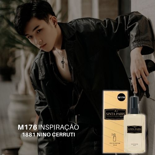 M176 Perfume Contratipo Masculino  M176 65ml Inspirado em  1881 NINO CERRUTI - Imagem 1