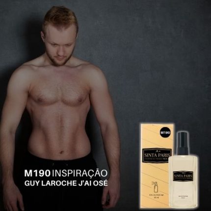 Perfume Contratipo Masculino  M190 65ml Inspirado em  J'AI OSÉ GUY LAROCHE