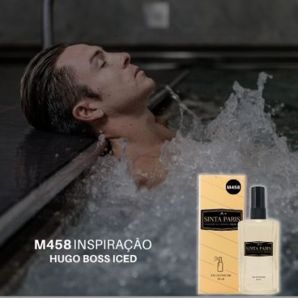 Perfume Contratipo Masculino  M458 65ml Inspirado em  HUGO ICED HUGO BOSS