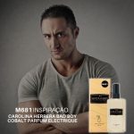 Perfume Contratipo Masculino  M681 65ml Inspirado em  BAD BOY COBALT PARFUM ELECTRIQUE CAROLINA HERRERA