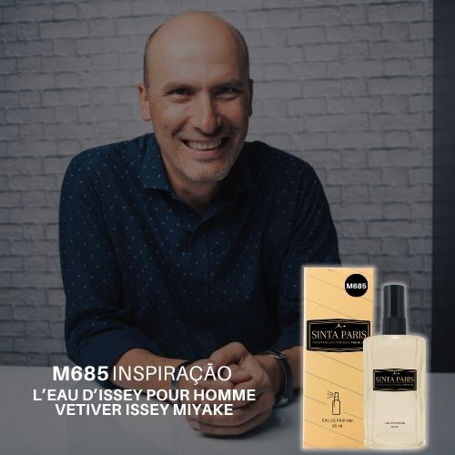 M685 Perfume Contratipo Masculino  M685 65ml Inspirado em  L’EAU D’ISSEY POUR HOMME VETIVER ISSEY MIYAKE - Imagem 1