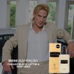 Perfume Contratipo Masculino  M696 65ml Inspirado em  FAKHAR BLACK LATTAFA PERFUMES