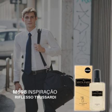 Perfume Contratipo Masculino  M698 65ml Inspirado em  RIFLESSO TRUSSARDI