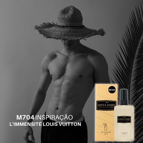 M704 Perfume Contratipo Masculino  M704 65ml Inspirado em  L'IMMENSITÉ LOUIS VUITTON - Imagem 1