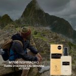 Perfume Contratipo Masculino  M706 65ml Inspirado em  TERRE D'HERMES EAU INTENSE VETIVER