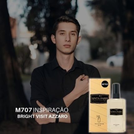 Perfume Contratipo Masculino  M707 65ml Inspirado em  BRIGHT VISIT AZZARO