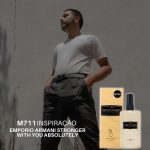 Perfume Contratipo Masculino  M711 65ml Inspirado em  EMPORIO ARMANI STRONGER WITH YOU ABSOLUTELY