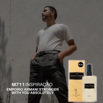 Perfume Contratipo Masculino  M711 65ml Inspirado em  EMPORIO ARMANI STRONGER WITH YOU ABSOLUTELY