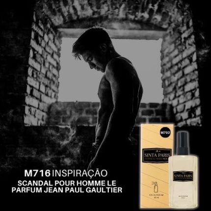 Perfume Contratipo Masculino  M716 65ml Inspirado em  SCANDAL POUR HOMME LE PARFUM JEAN PAUL GAULTIER