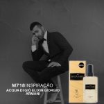 Perfume Contratipo Masculino  M718 65ml Inspirado em  ACQUA DI GIÒ ELIXIR GIORGIO ARMANI