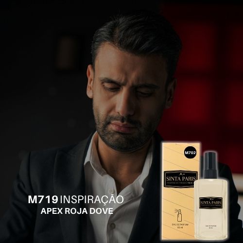 M719 Perfume Contratipo Masculino  M719 65ml Inspirado em  APEX ROJA DOVE - Imagem 1