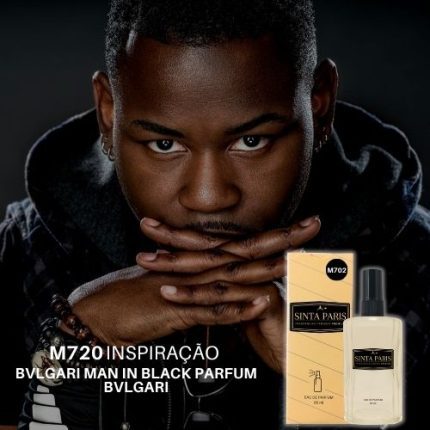 Perfume Contratipo Masculino  M720 65ml Inspirado em  BVLGARI MAN IN BLACK PARFUM BVLGARI