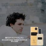Perfume Contratipo Masculino  M721 65ml Inspirado em  BVLGARI MAN TERRAE ESSENCE BVLGARI