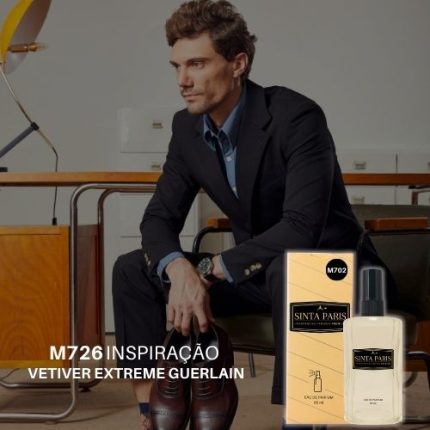 Perfume Contratipo Masculino  M726 65ml Inspirado em  VETIVER EXTREME GUERLAIN