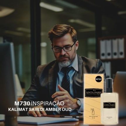 Perfume Contratipo Masculino  M730 65ml Inspirado em  KALIMAT SAIIEDI AMBER OUD