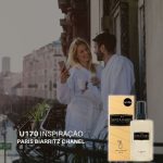 Perfume Contratipo Unissex  U170 65ml Inspirado em  PARIS BIARRITZ CHANEL