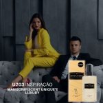 Perfume Contratipo Unissex  U203 65ml Inspirado em  MANGONIFISCENT UNIQUE'E LUXURY