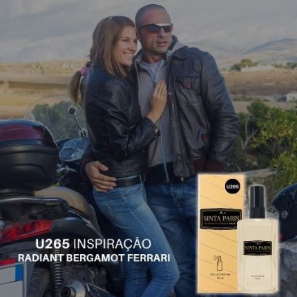 Perfume Contratipo Unissex  U265 65ml Inspirado em  RADIANT BERGAMOT FERRARI