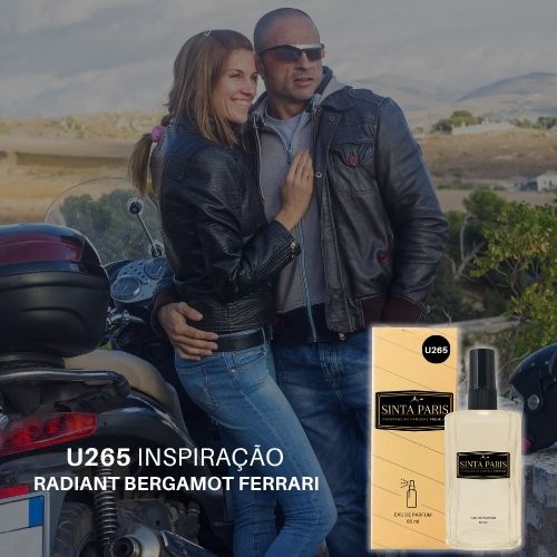 U265 Perfume Contratipo Unissex  U265 65ml Inspirado em  RADIANT BERGAMOT FERRARI - Imagem 1