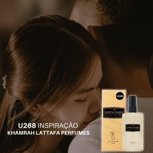 U268 Perfume Contratipo Unissex  U268 65ml Inspirado em  KHAMRAH LATTAFA PERFUMES - Imagem 1