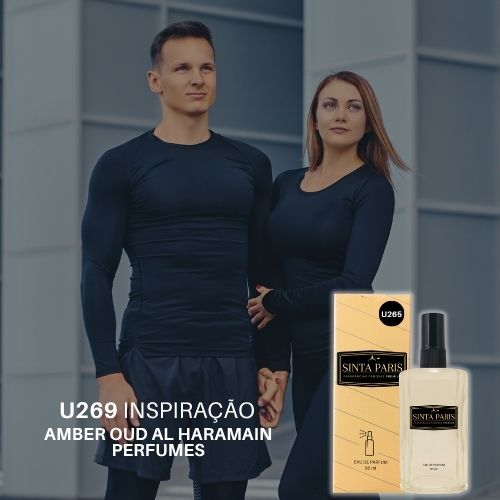 U269 Perfume Contratipo Unissex  U269 65ml Inspirado em  AMBER OUD AL HARAMAIN PERFUMES - Imagem 1