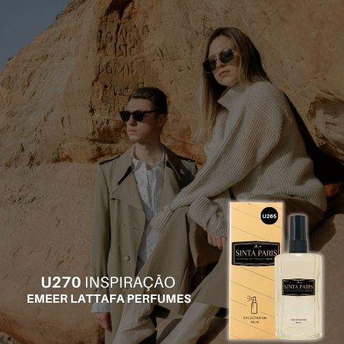 U270 Perfume Contratipo Unissex  U270 65ml Inspirado em  EMEER LATTAFA PERFUMES - Imagem 1