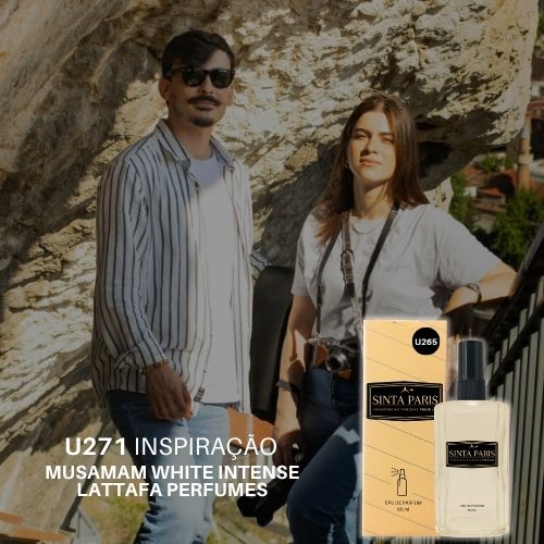 U271 Perfume Contratipo Unissex  U271 65ml Inspirado em  MUSAMAM WHITE INTENSE LATTAFA PERFUMES - Imagem 1