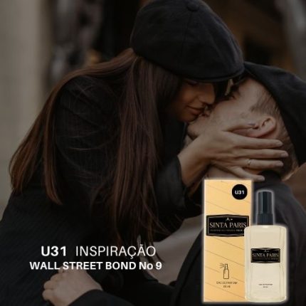 Perfume Contratipo Unissex  U31 65ml Inspirado em  WALL STREET BOND No 9
