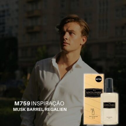 Perfume Contratipo Masculino M759 65ml Inspirado em MUSK BARREL REGALIEN