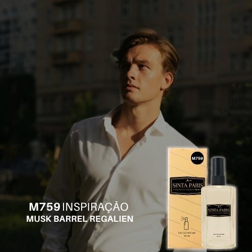 Perfume Contratipo Masculino M759 65ml Inspirado em MUSK BARREL REGALIEN Perfume Contratipo Masculino M759 65ml Inspirado em MUSK BARREL REGALIEN